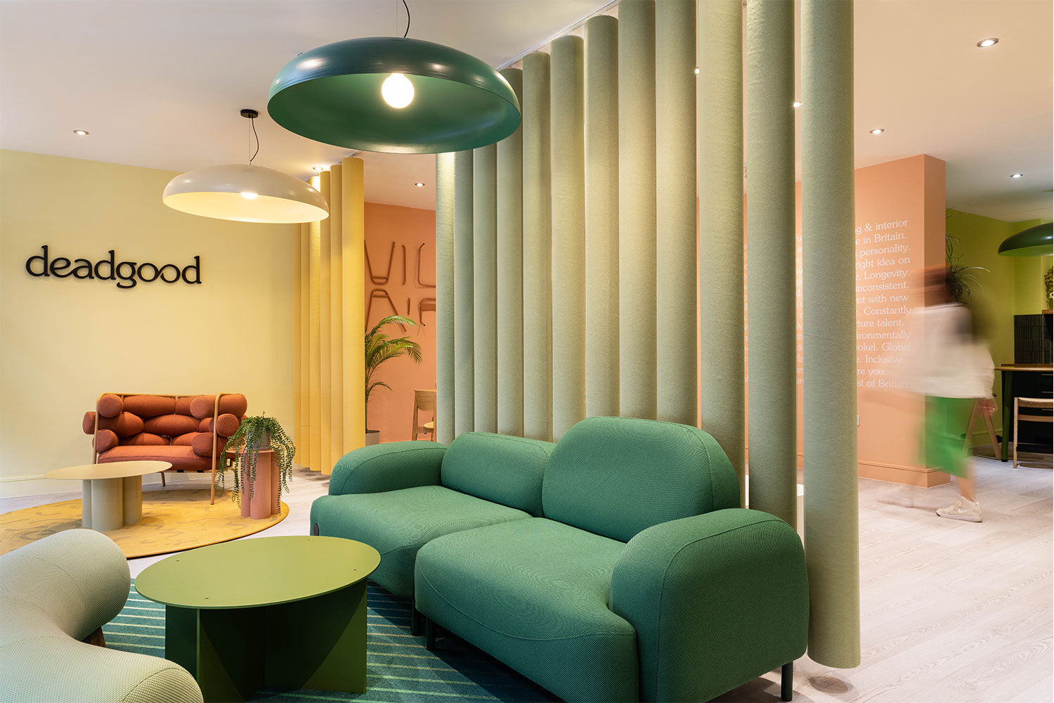 Subtle and elegant rug for upscale hotel suites