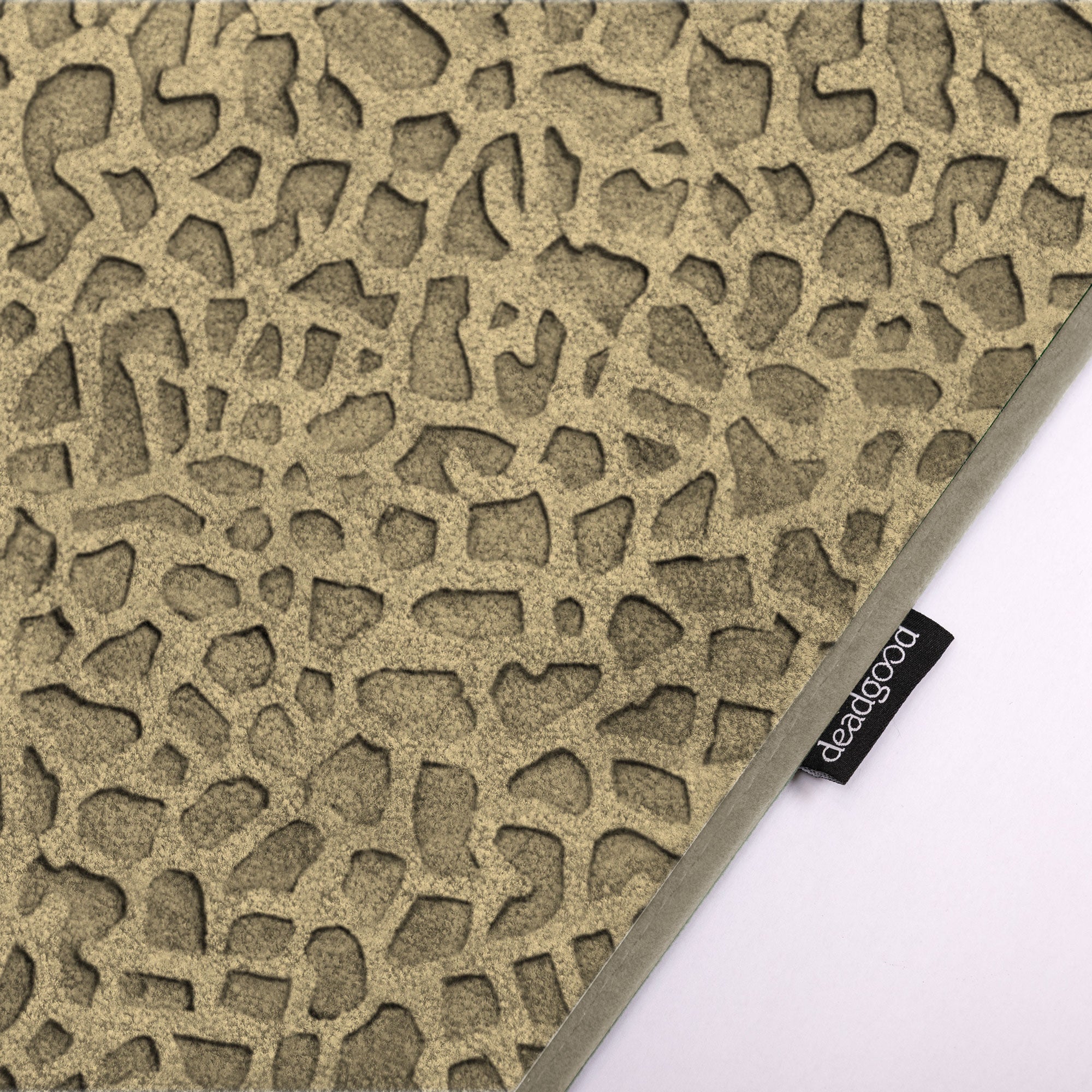 Detail of a Textural and subtle rug for high-end offices