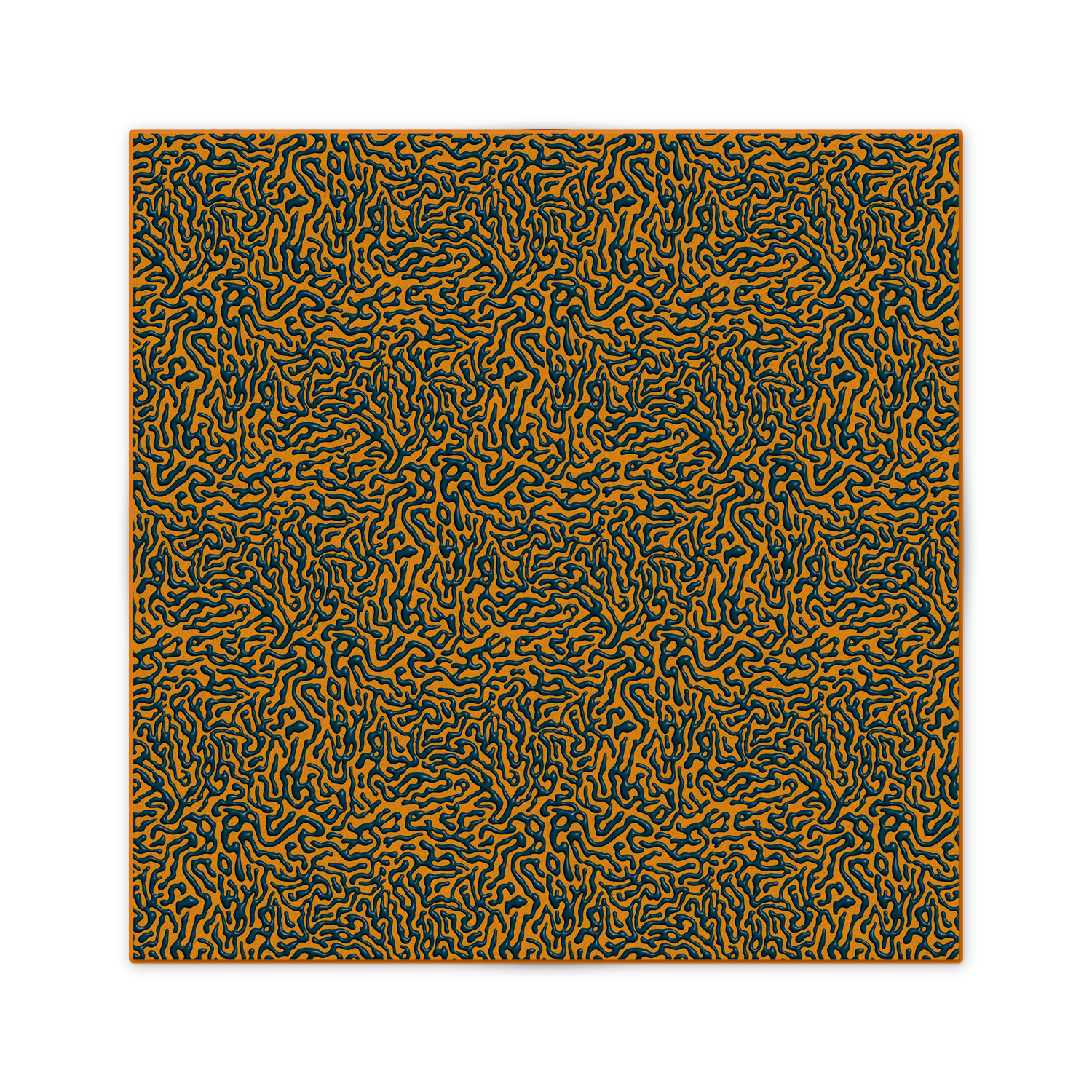 Colourful organic pattern rug for eco-friendly businesses