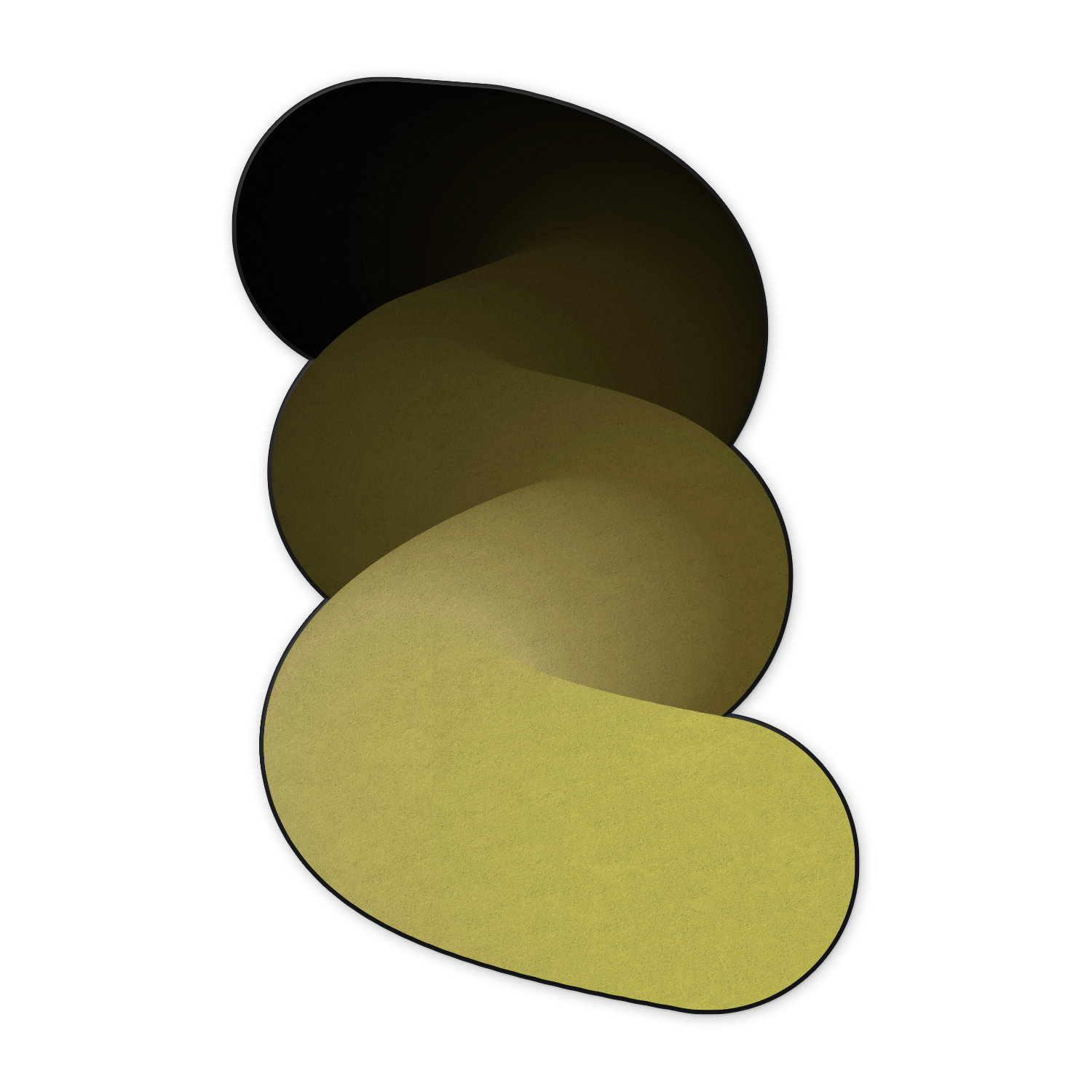 Abstract shape sophisticated gradient rug for executive offices