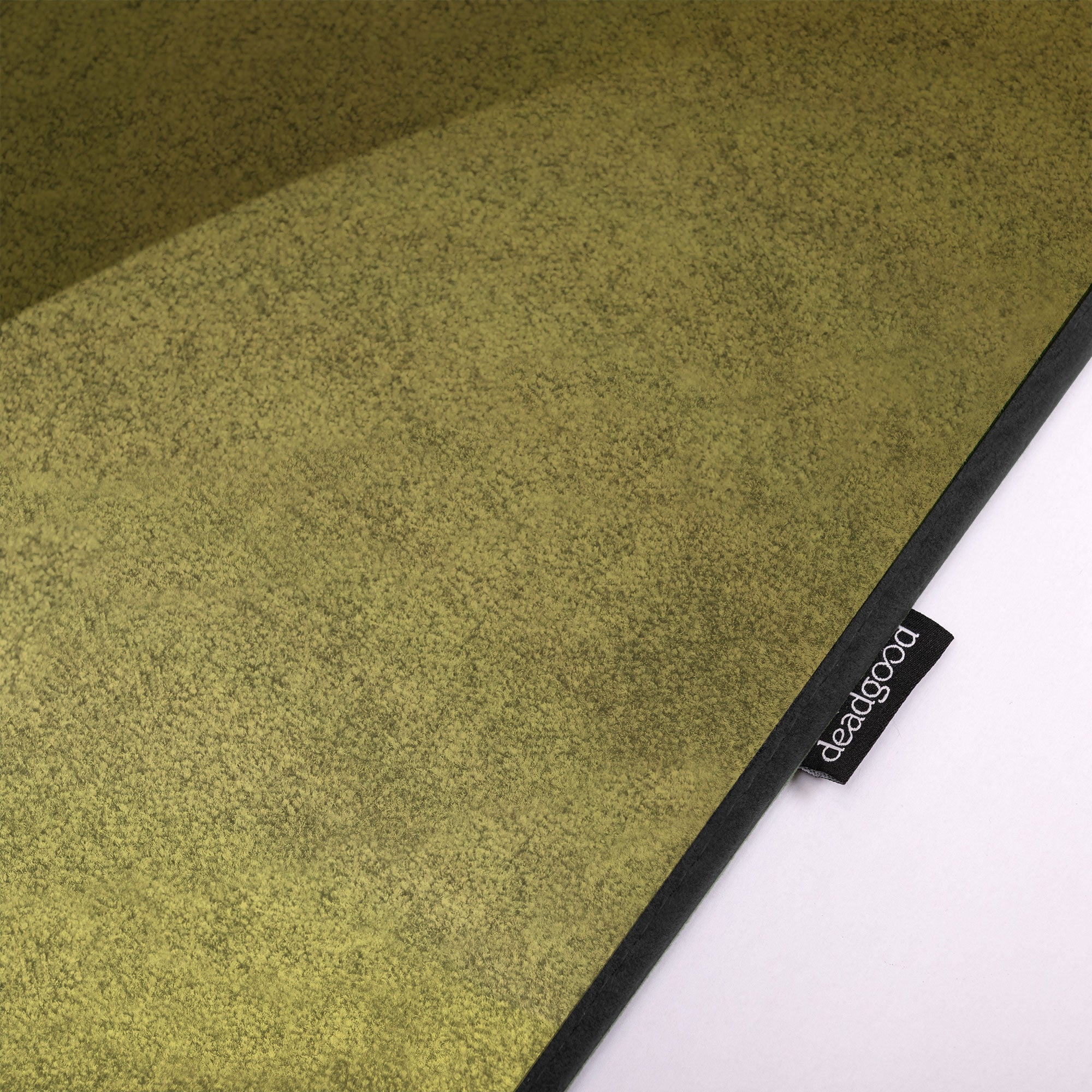 Detail of an abstract shape sophisticated gradient rug for executive offices