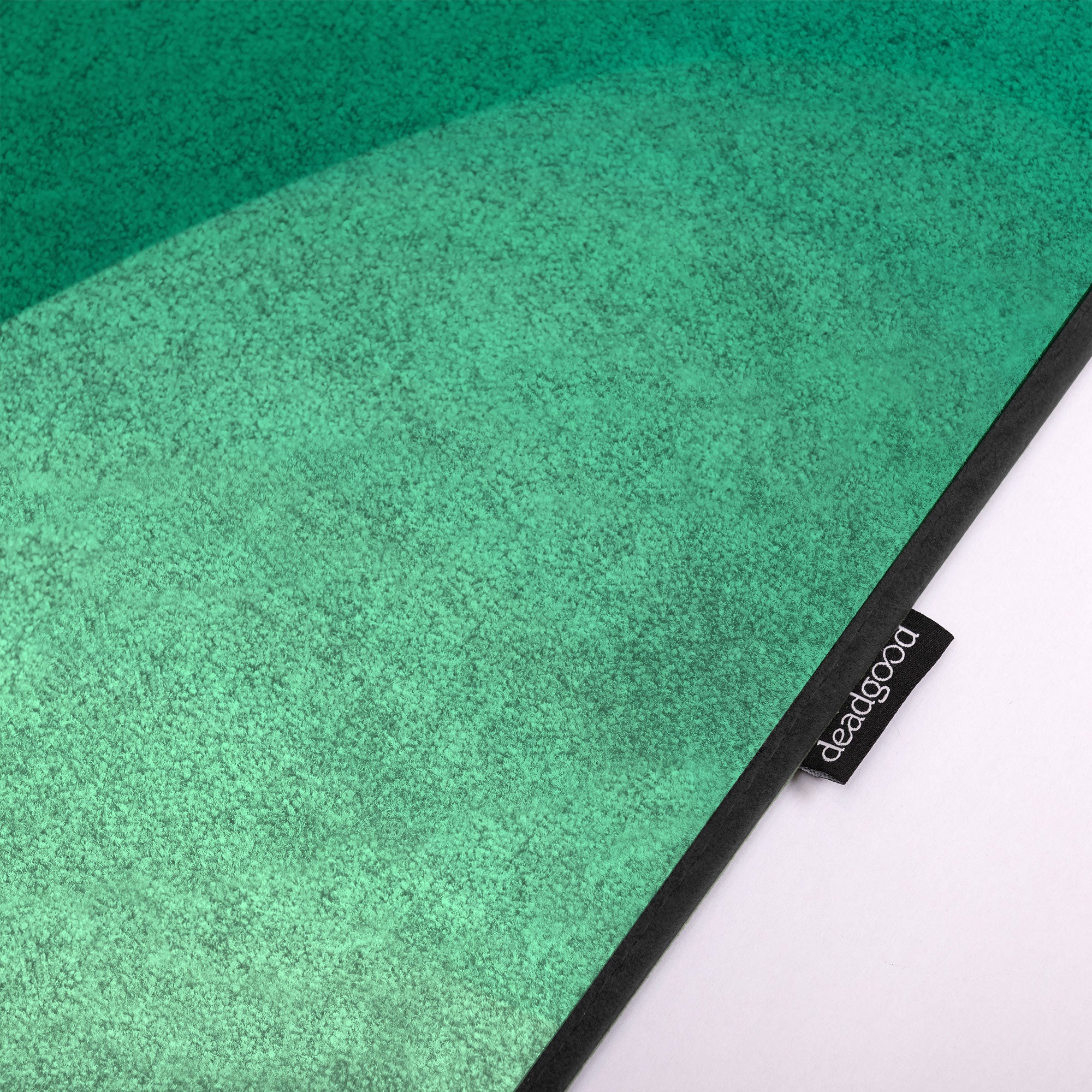 Detail of an abstract shape sophisticated gradient rug for executive offices