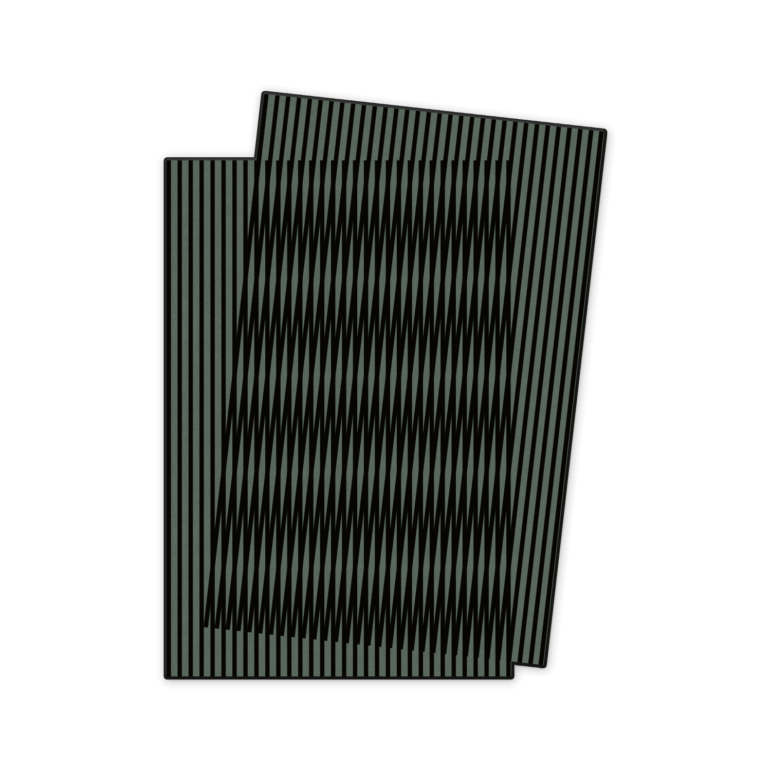 Artistic abstract designs on a rug for art galleries