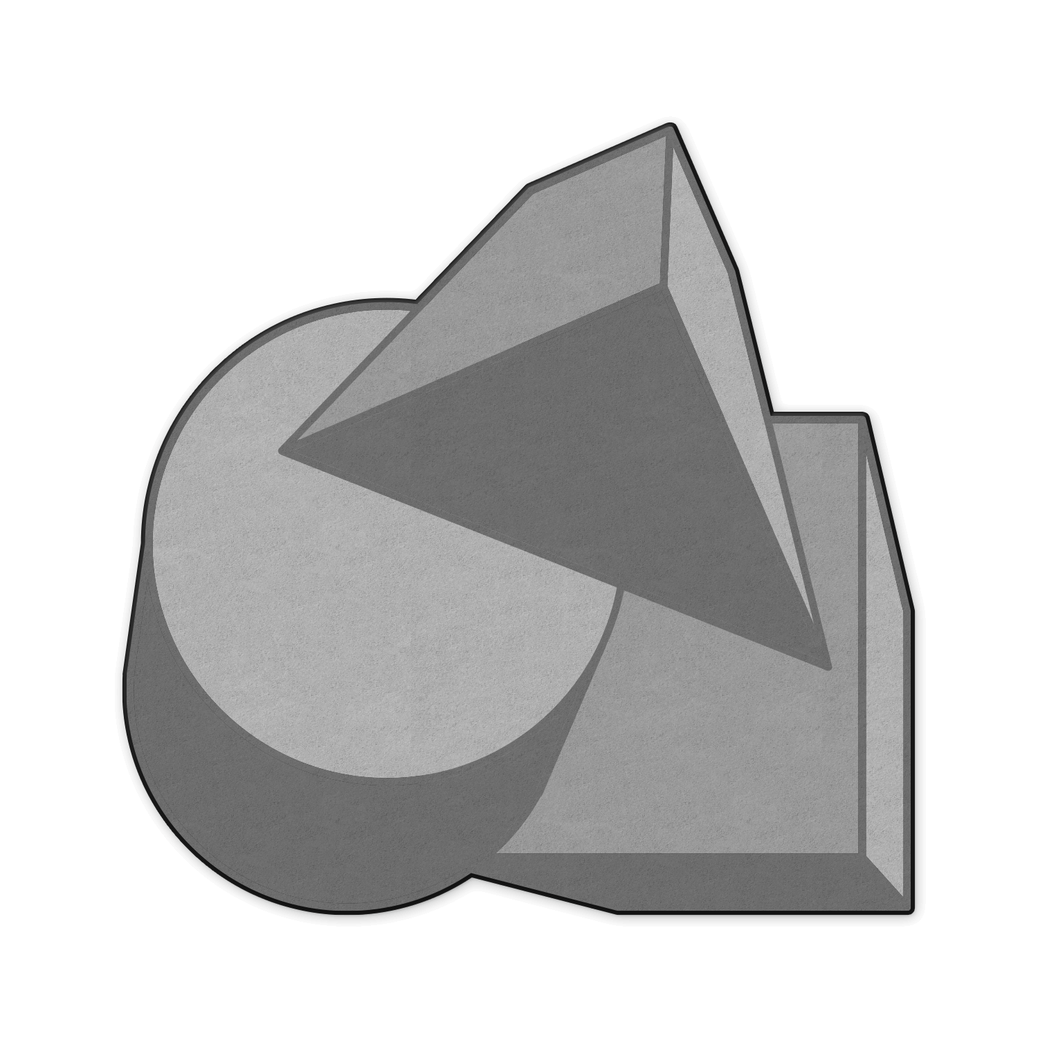 Fun geometric rug for children’s play areas