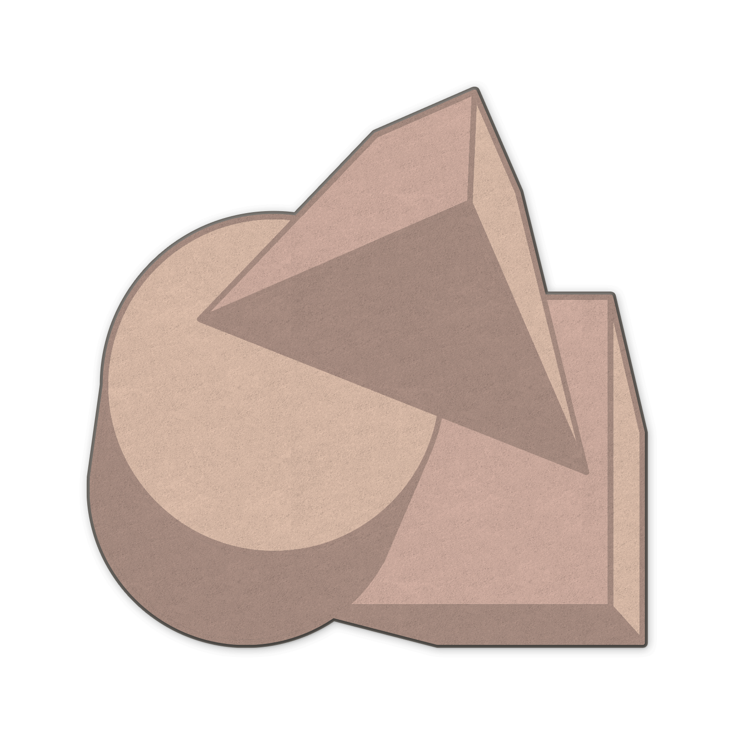 Fun geometric rug for children’s play areas