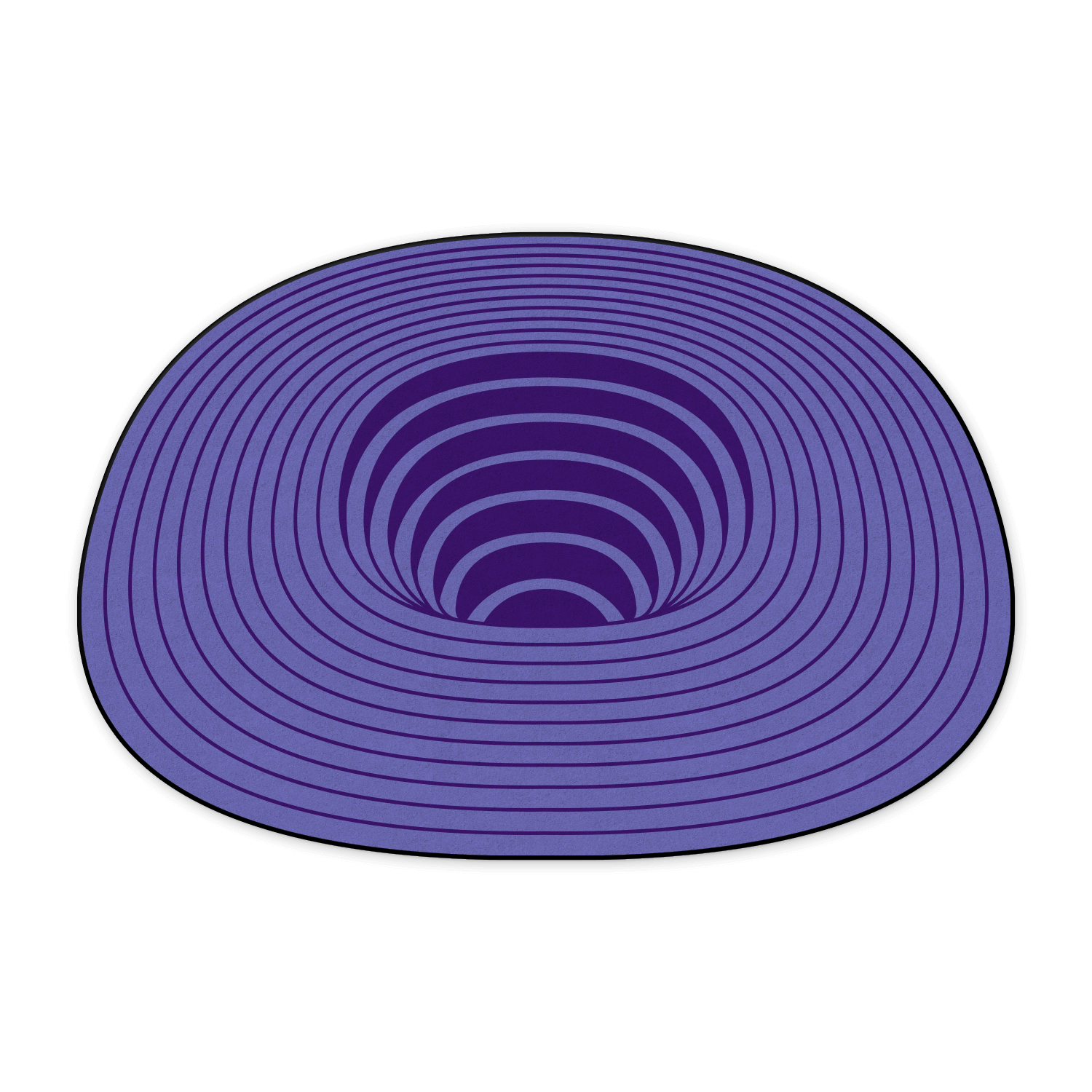 Colourful and playful rug for innovative coworking spaces.