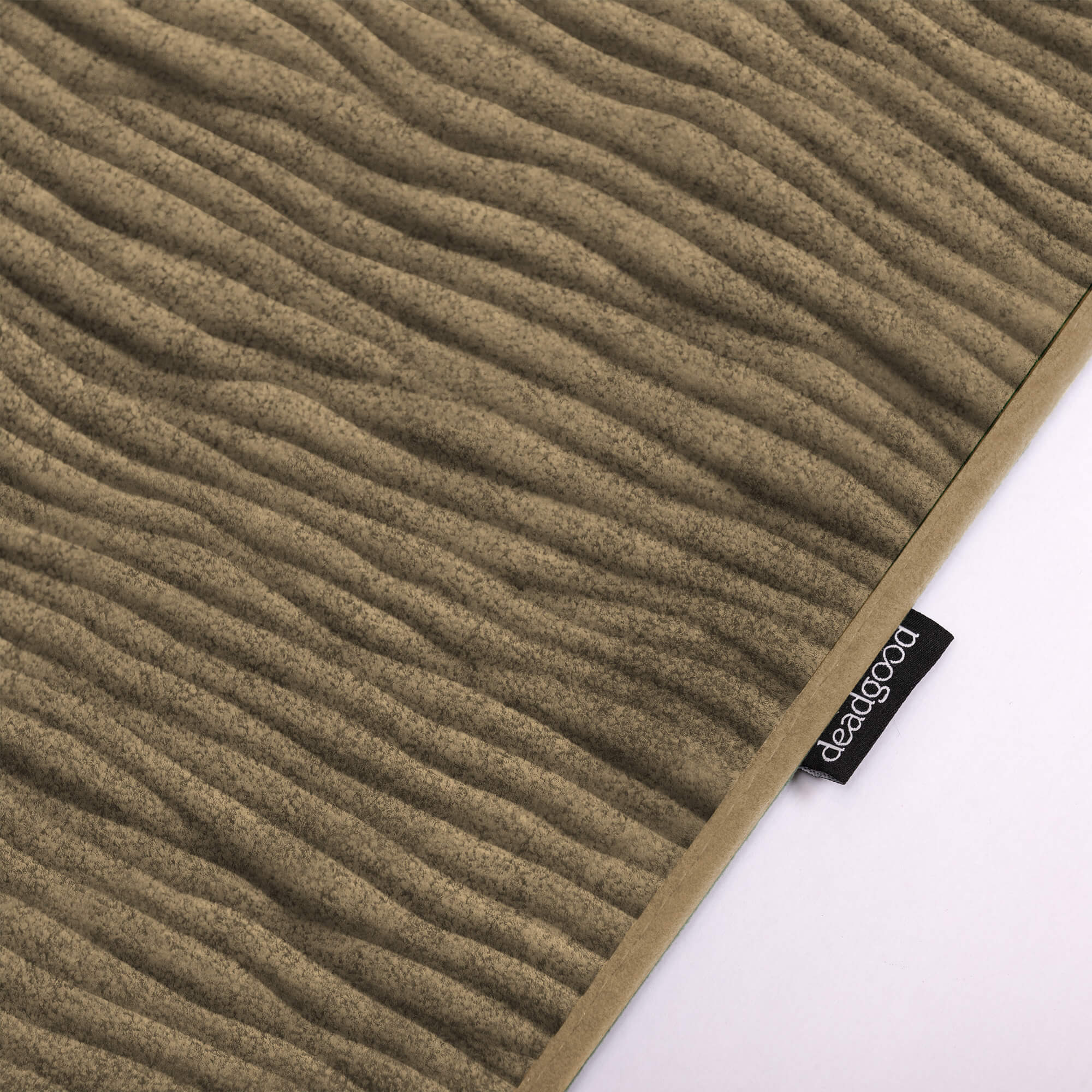 Detail of an organic and subtle rug for boutique hotel corridors