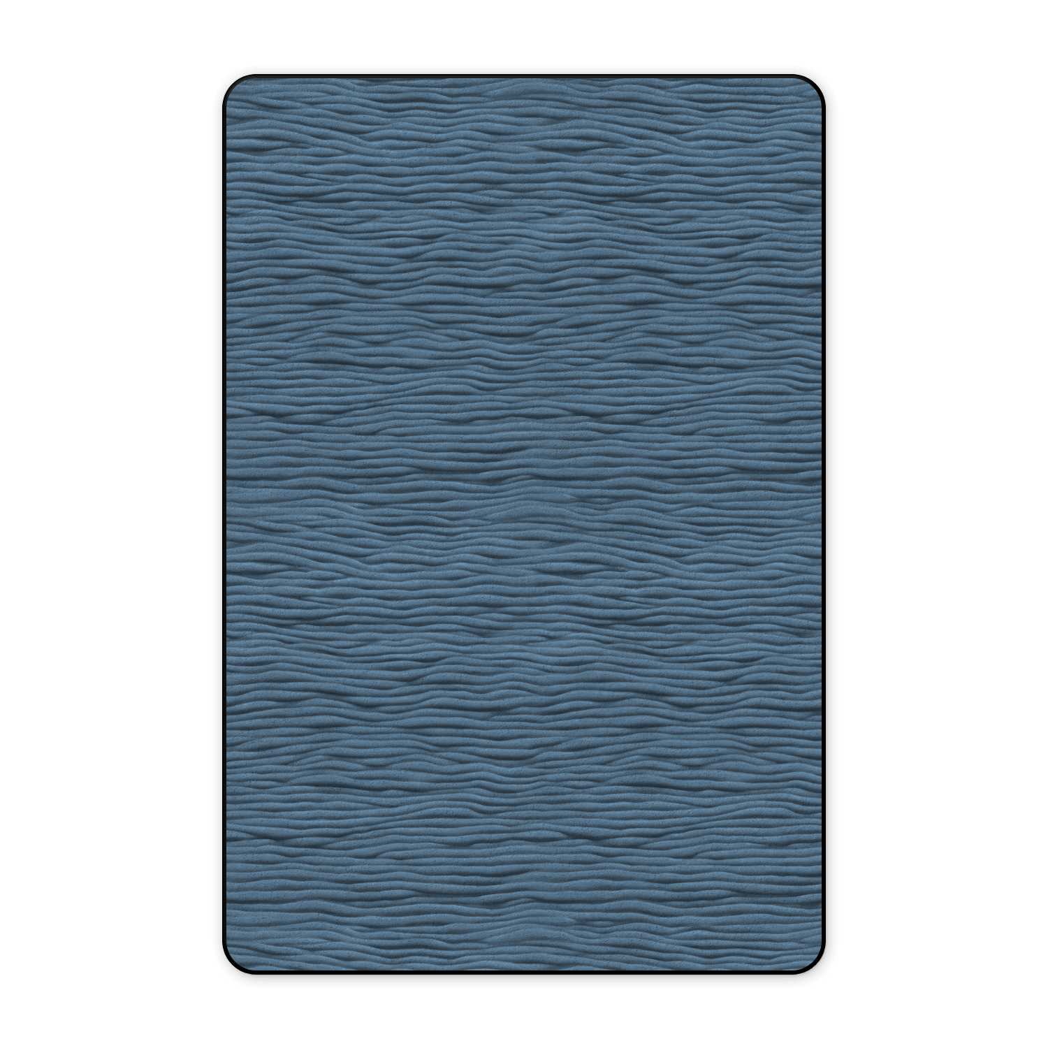 Organic and subtle rug for boutique hotel corridors