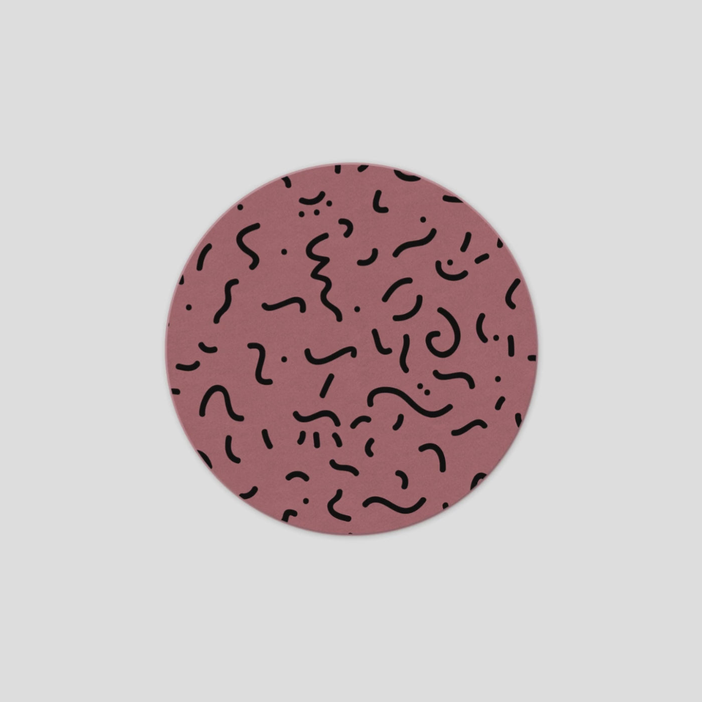 Vivid organic patterns on a rug for trendy offices